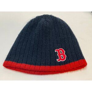 MLB Boston Red Sox beanie hat cap adult 9" Baseball Fan Favorite blue